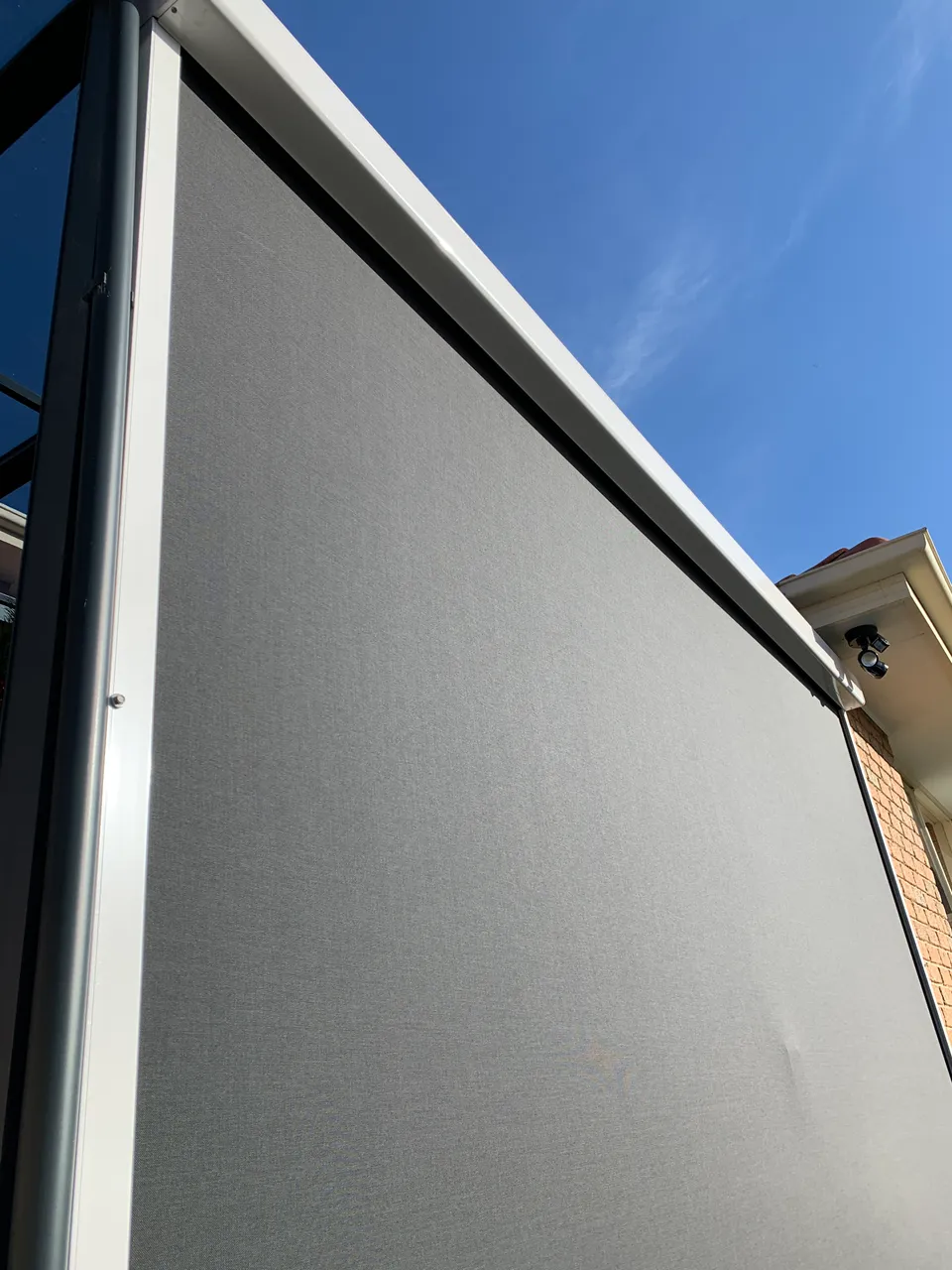 Outdoor blind project detail