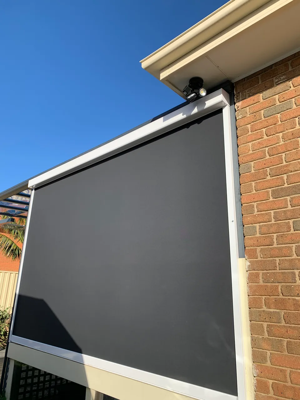 Outdoor blind project detail for quote planning
